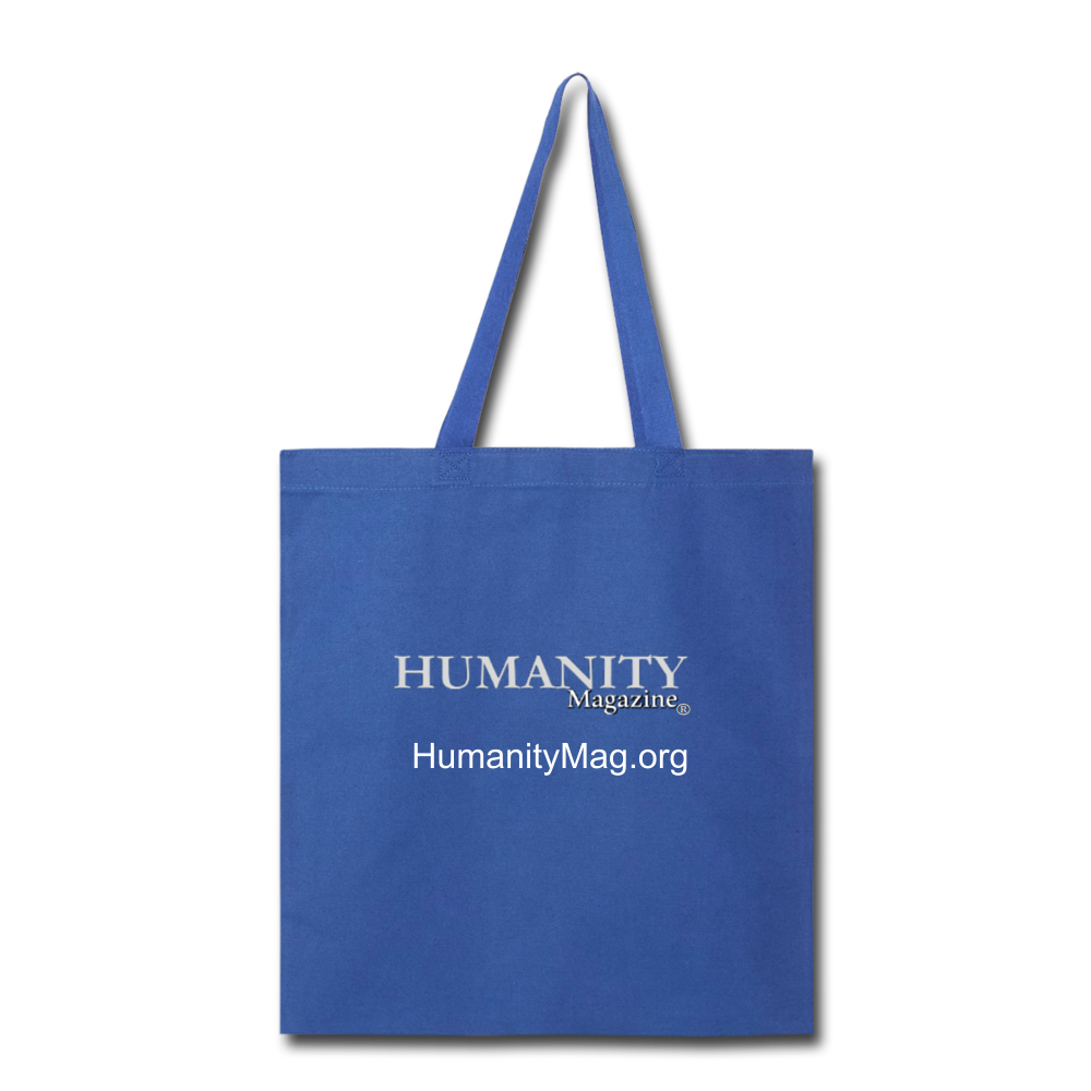 Humanity Tote Bag - royal blue