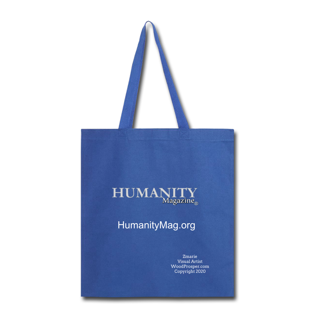 Humanity Tote Bag - royal blue