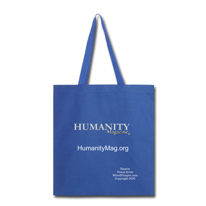 Humanity Tote Bag - royal blue