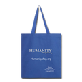 Humanity Tote Bag - royal blue