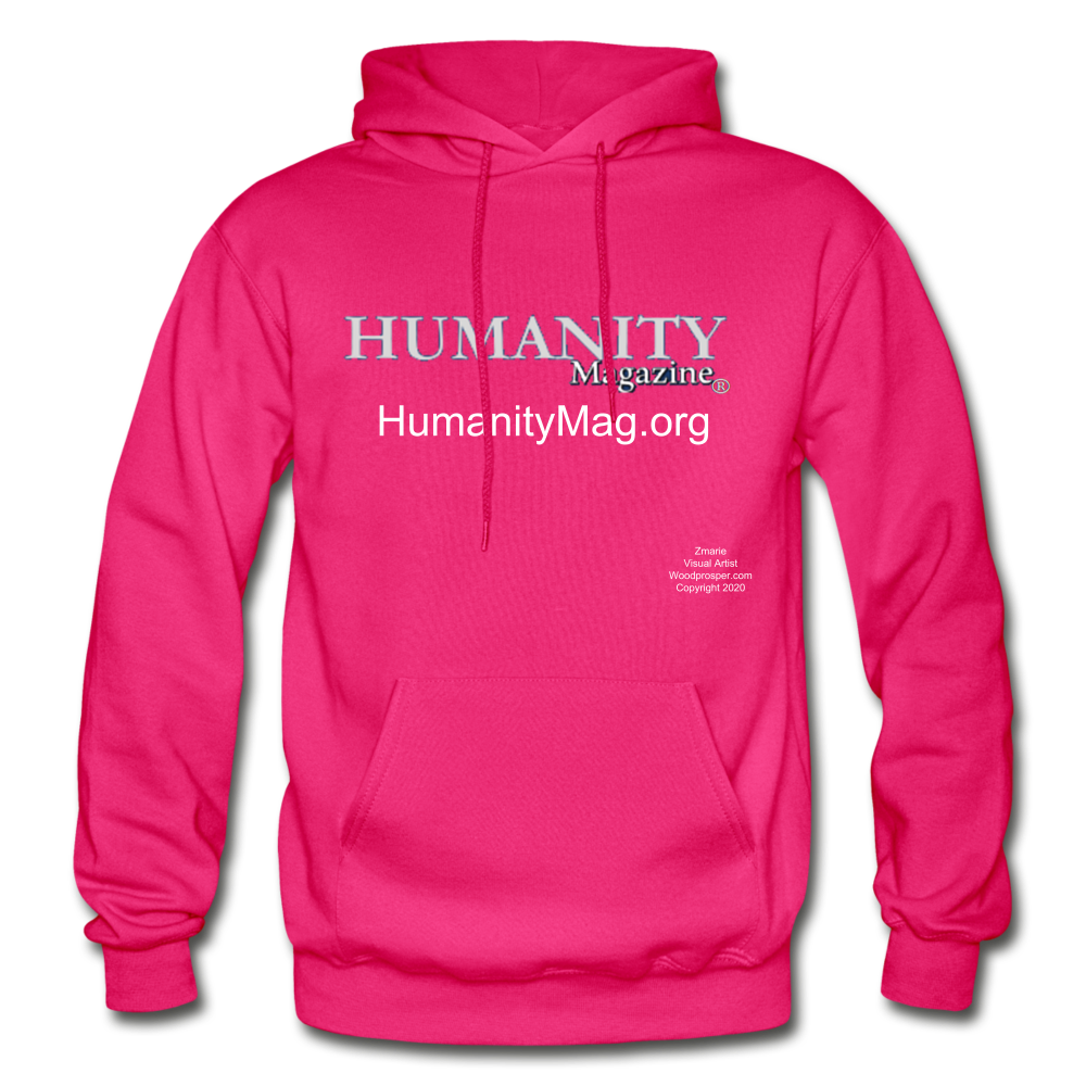 Humanity Project Gildan Heavy Blend Adult Hoodie - fuchsia