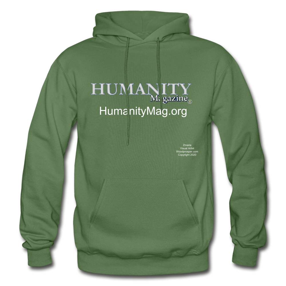 Humanity Project Gildan Heavy Blend Adult Hoodie - military green