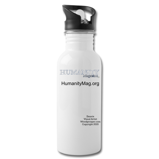 Humanity Project Water Bottle - white