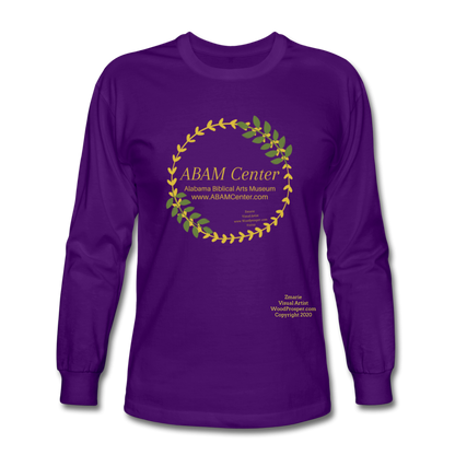 ABAM Center Men's Long Sleeve T-Shirt - purple