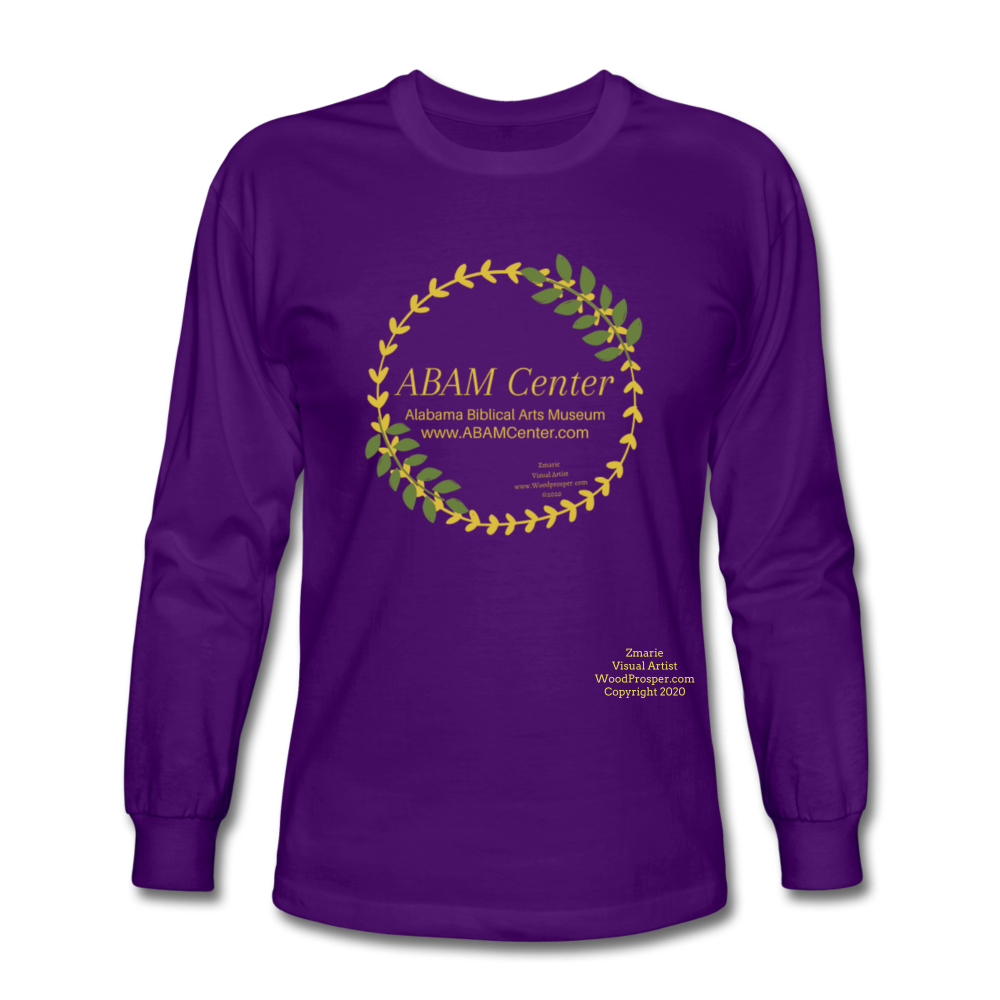 ABAM Center Men's Long Sleeve T-Shirt - purple
