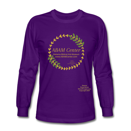 ABAM Center Men's Long Sleeve T-Shirt - purple