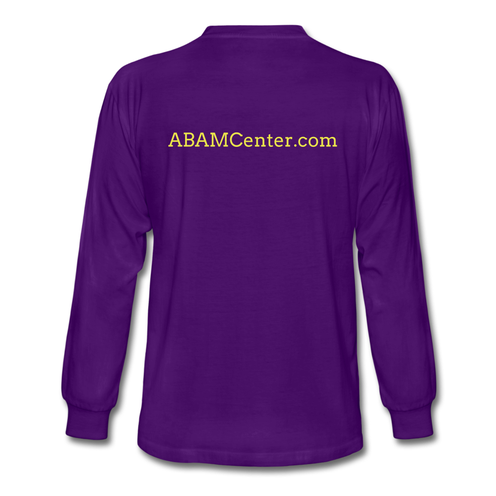 ABAM Center Men's Long Sleeve T-Shirt - purple