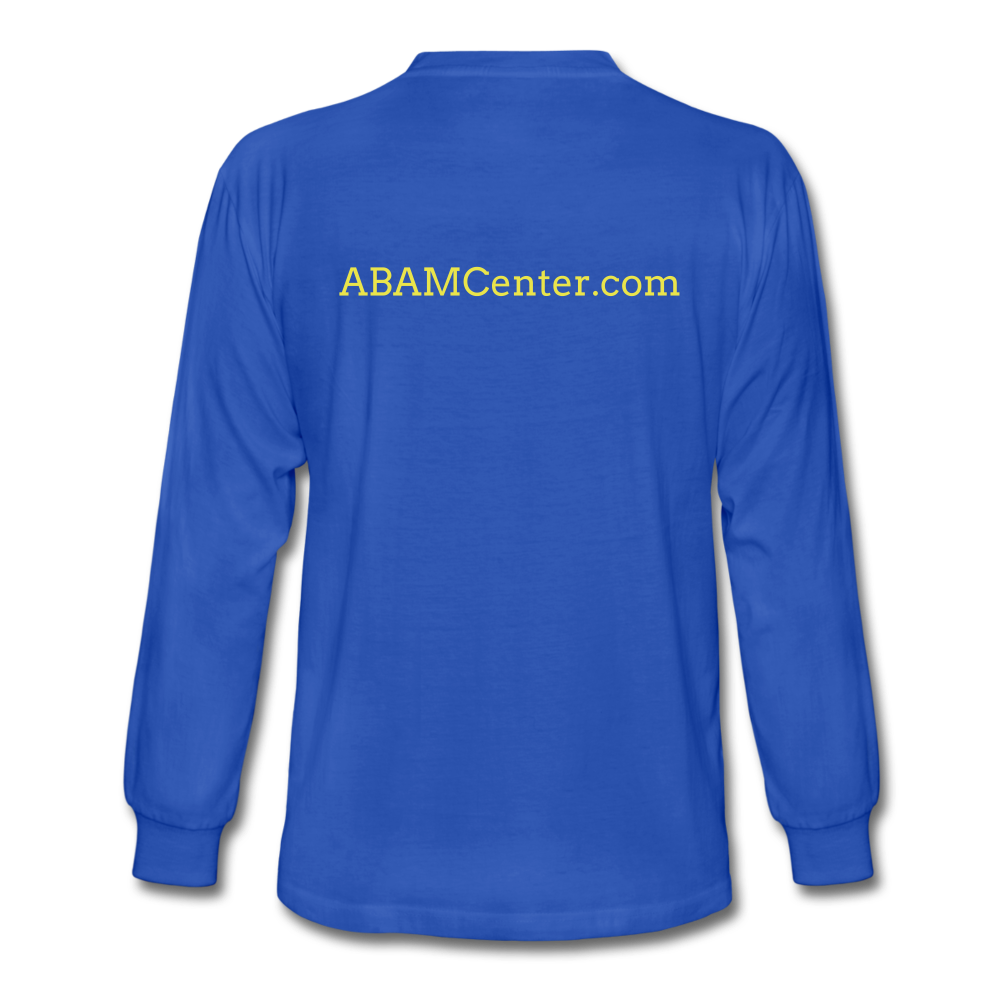ABAM Center Men's Long Sleeve T-Shirt - royal blue
