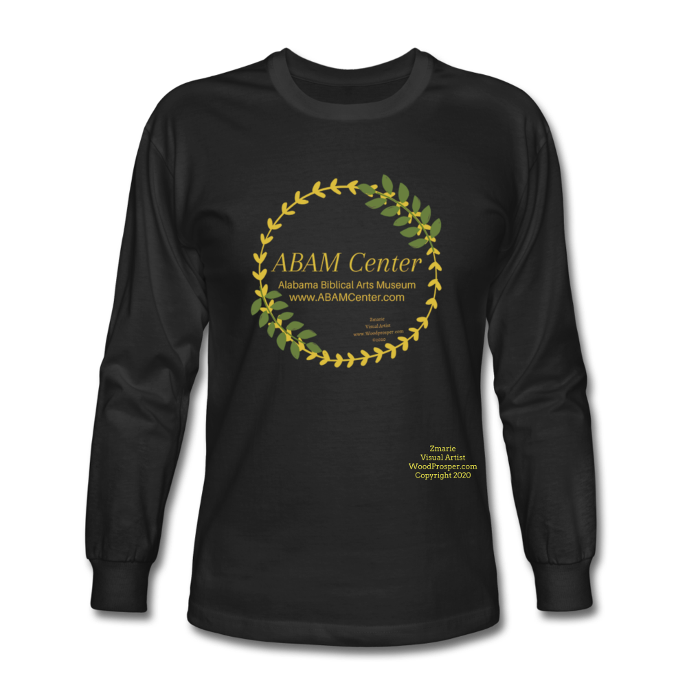 ABAM Center Men's Long Sleeve T-Shirt - black