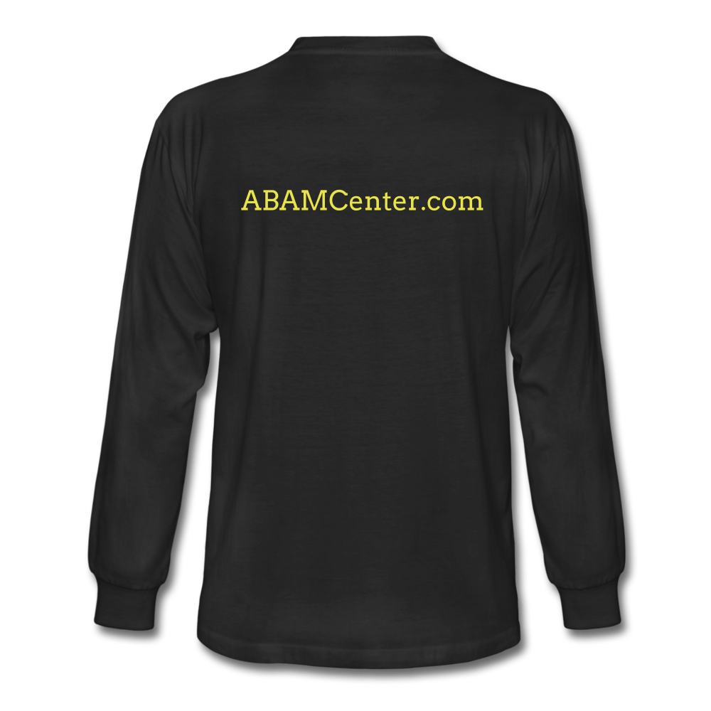 ABAM Center Men's Long Sleeve T-Shirt - black