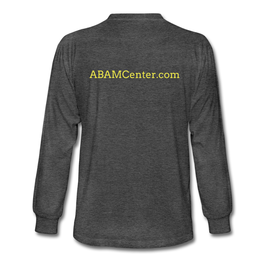 ABAM Center Men's Long Sleeve T-Shirt - heather black