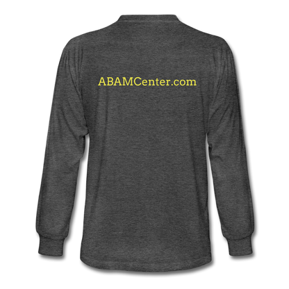 ABAM Center Men's Long Sleeve T-Shirt - heather black