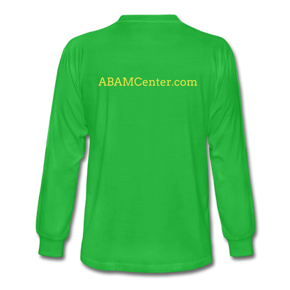 ABAM Center Men's Long Sleeve T-Shirt - bright green