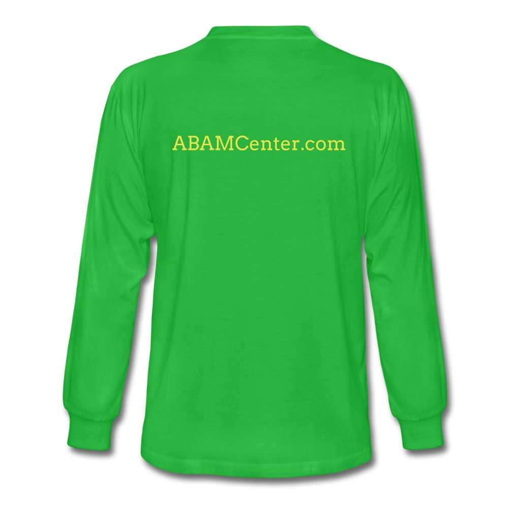 ABAM Center Men's Long Sleeve T-Shirt - bright green