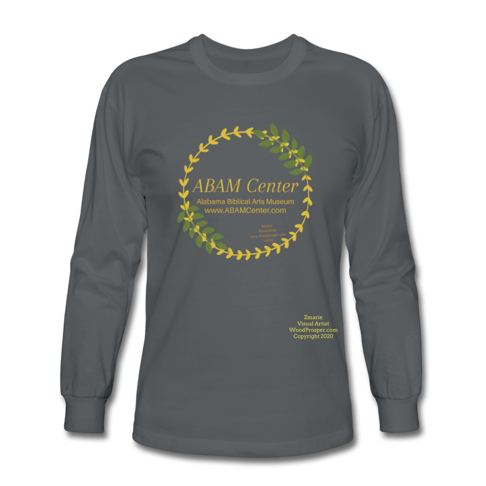 ABAM Center Men's Long Sleeve T-Shirt - charcoal