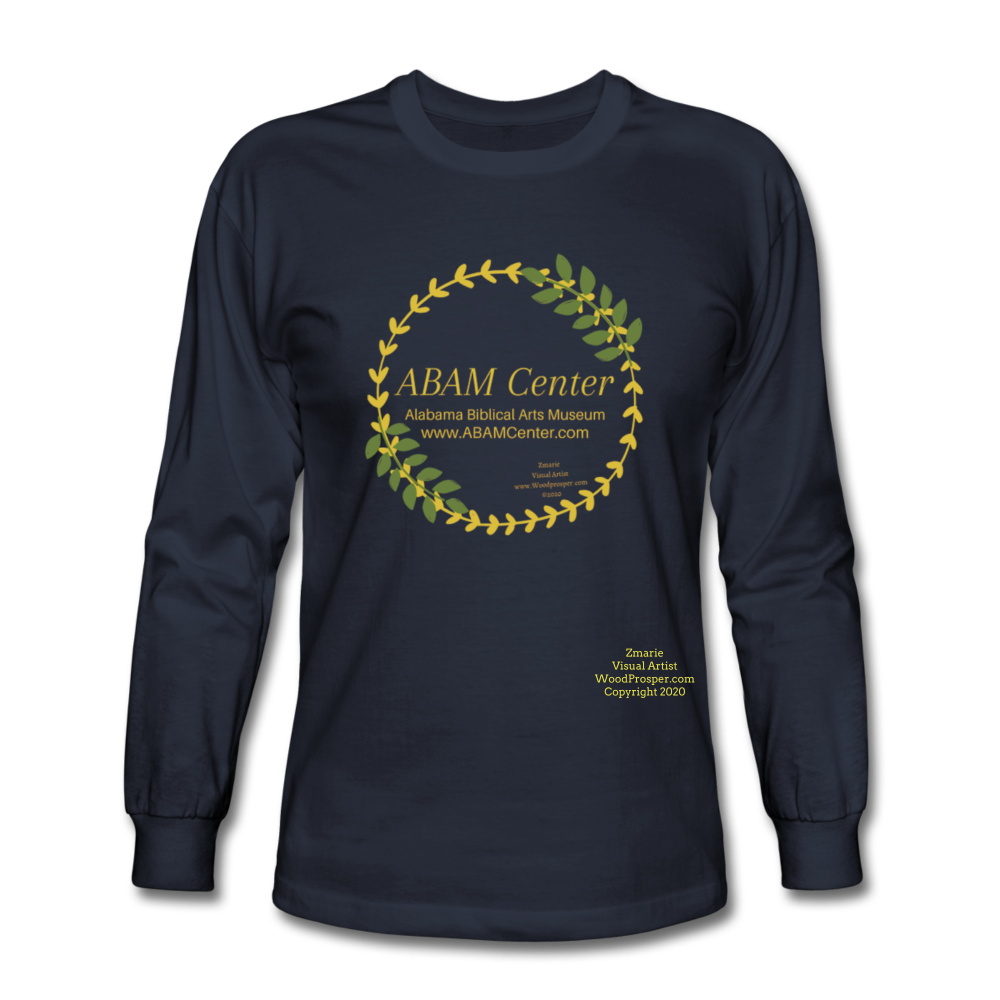 ABAM Center Men's Long Sleeve T-Shirt - navy