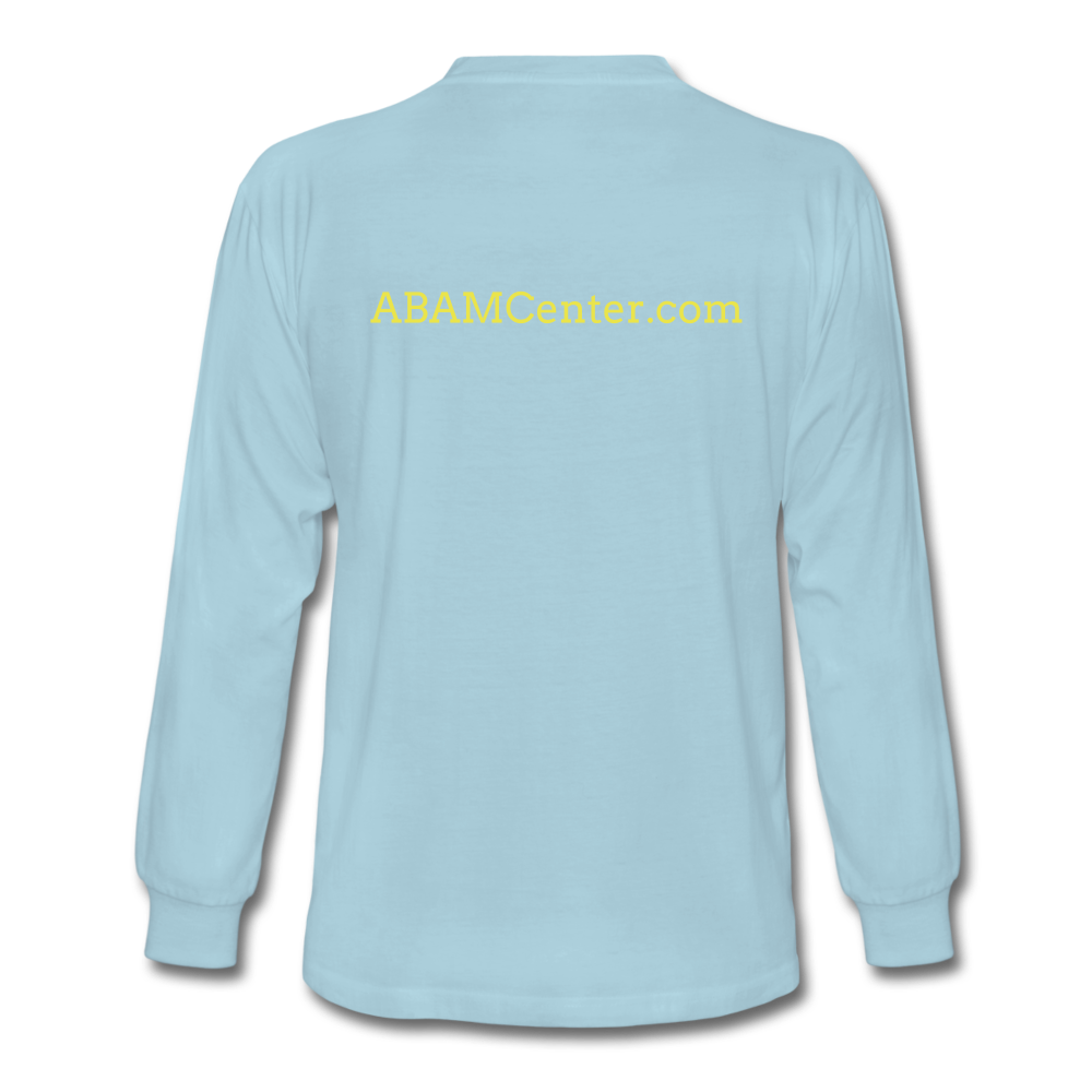 ABAM Center Men's Long Sleeve T-Shirt - powder blue