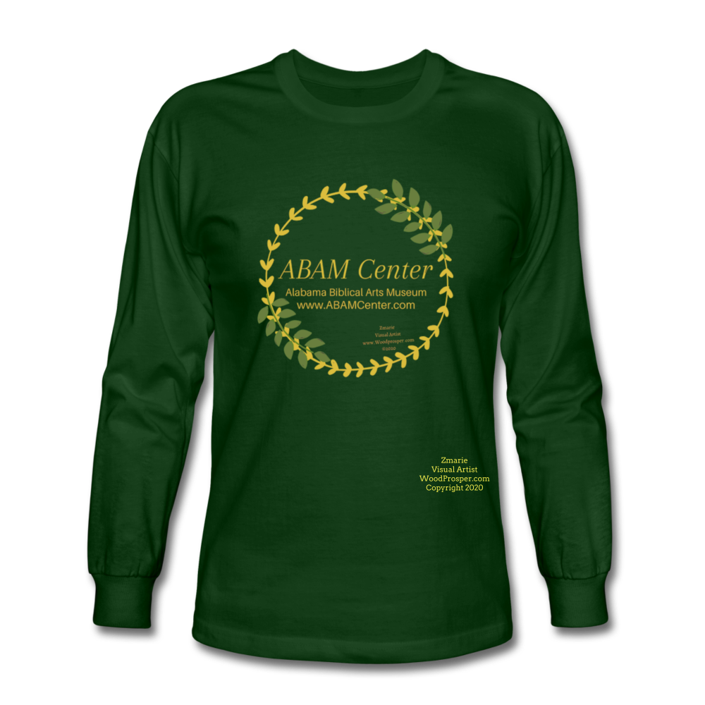 ABAM Center Men's Long Sleeve T-Shirt - forest green