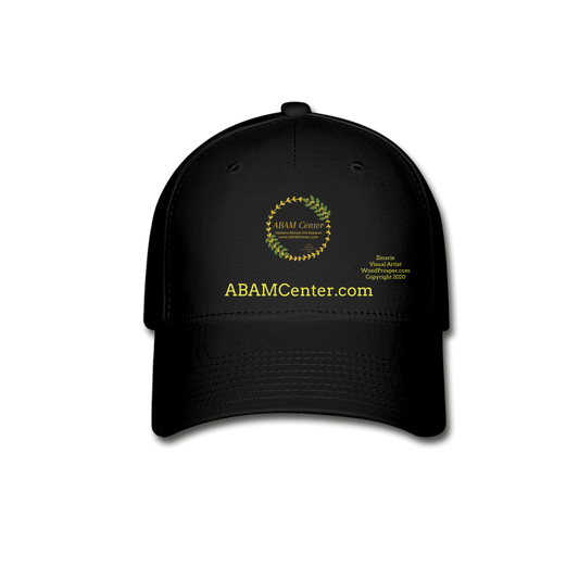 ABAM Center Baseball Cap - black