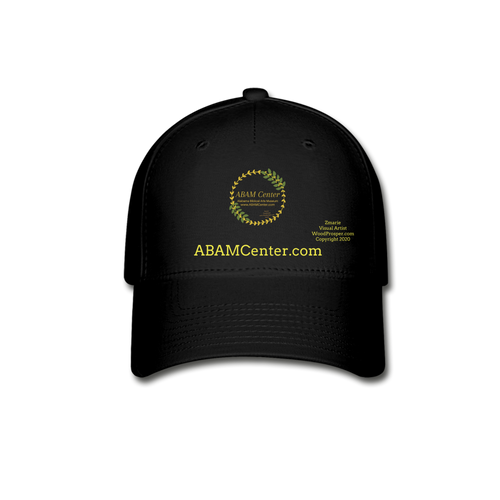 ABAM Center Baseball Cap - black