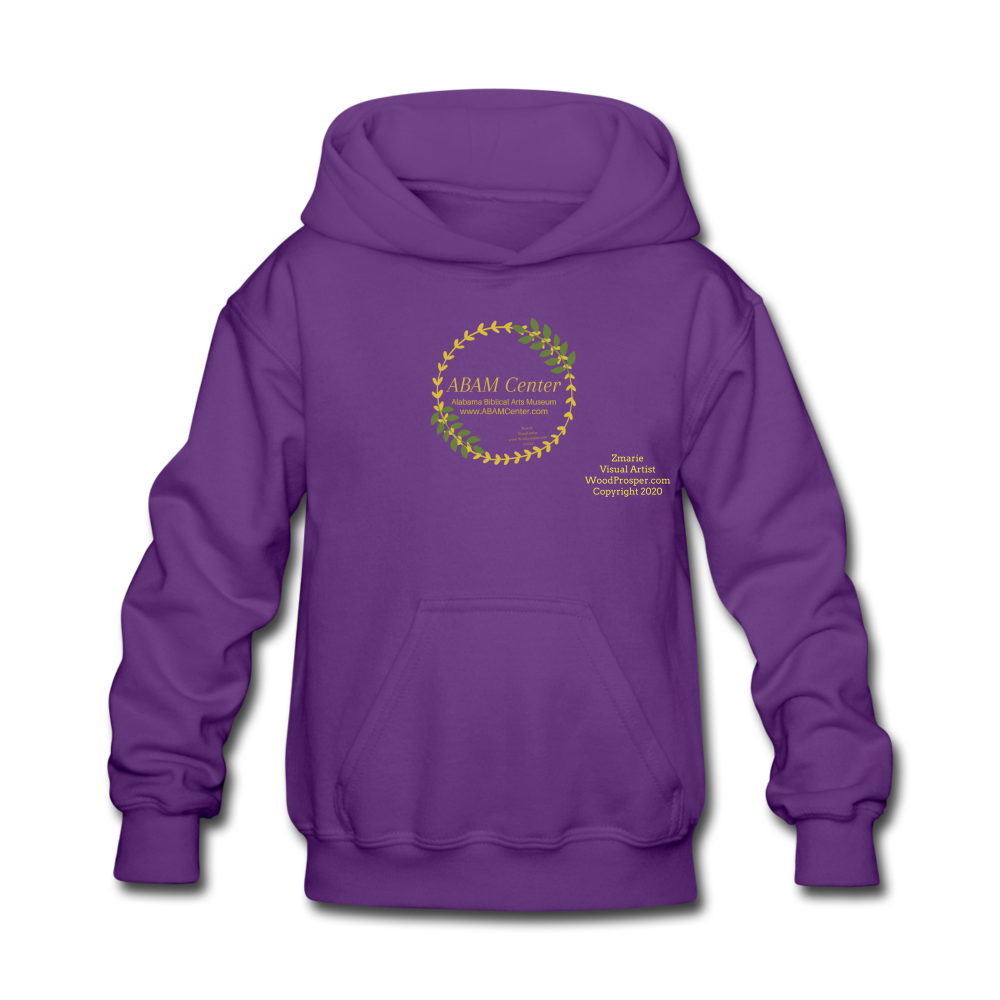 ABAM Center Kids' Hoodie - purple