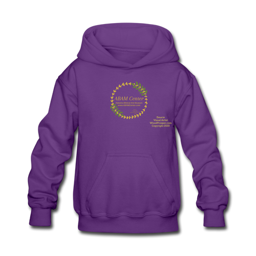 ABAM Center Kids' Hoodie - purple