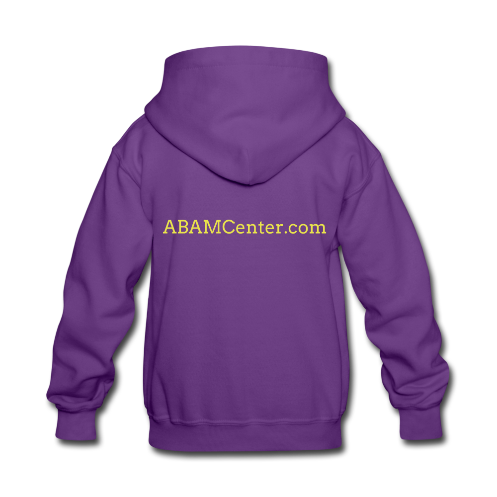ABAM Center Kids' Hoodie - purple