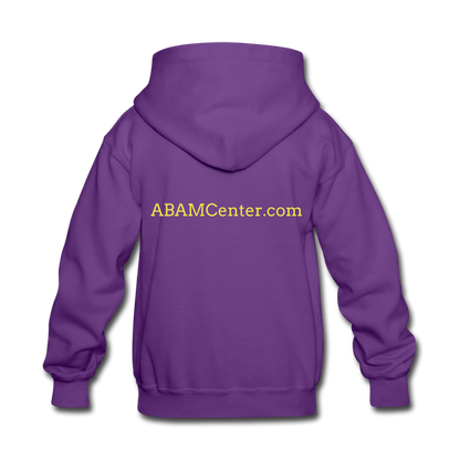 ABAM Center Kids' Hoodie - purple