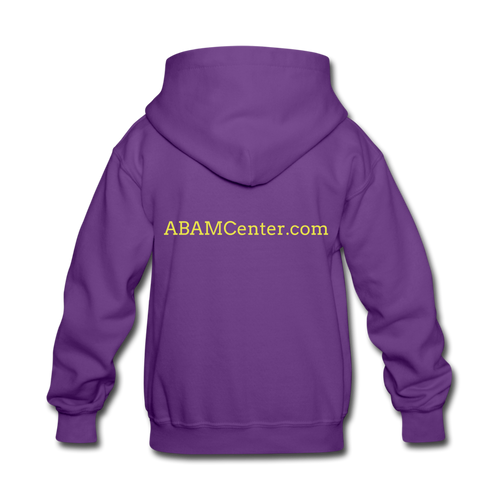 ABAM Center Kids' Hoodie - purple