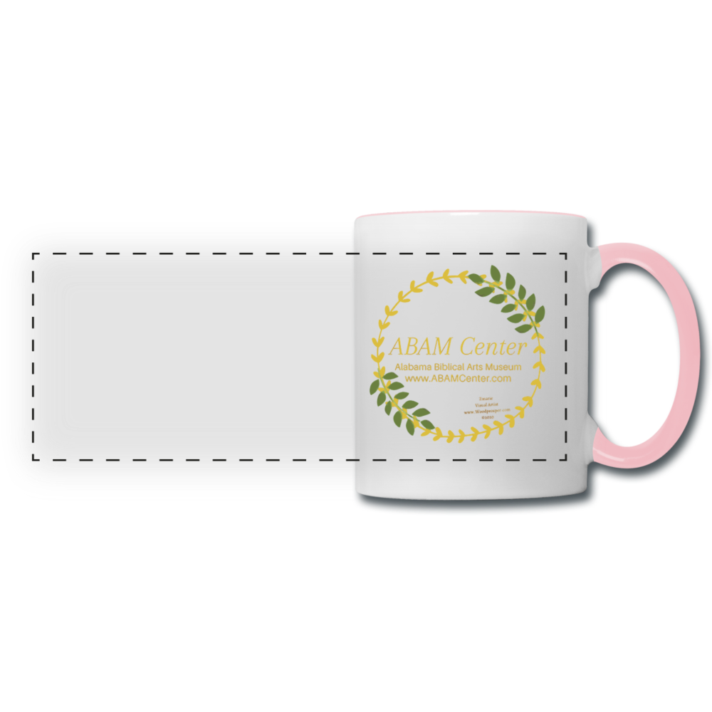ABAM Center Panoramic Mug - white/pink