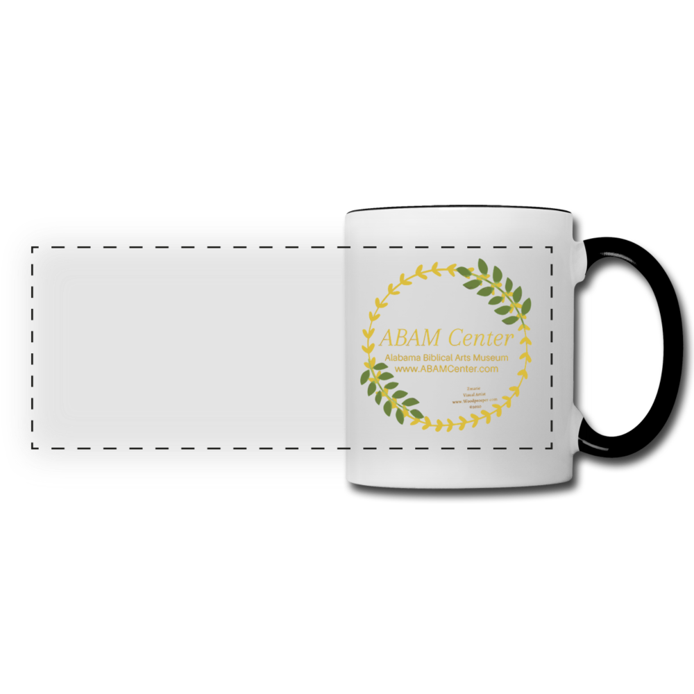 ABAM Center Panoramic Mug - white/black