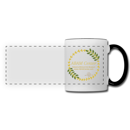 ABAM Center Panoramic Mug - white/black