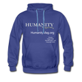 Humanity Magazine Men’s Premium Hoodie - royalblue