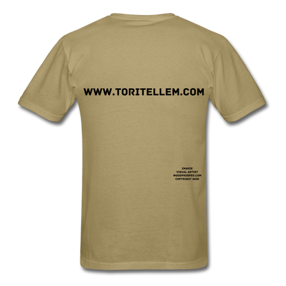 Tori Tellem Rose Unisex Tshirt - khaki