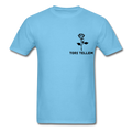 Tori Tellem Rose Unisex Tshirt - aquatic blue