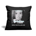 Tori Tellem Throw Pillow Cover 18” x 18” - black