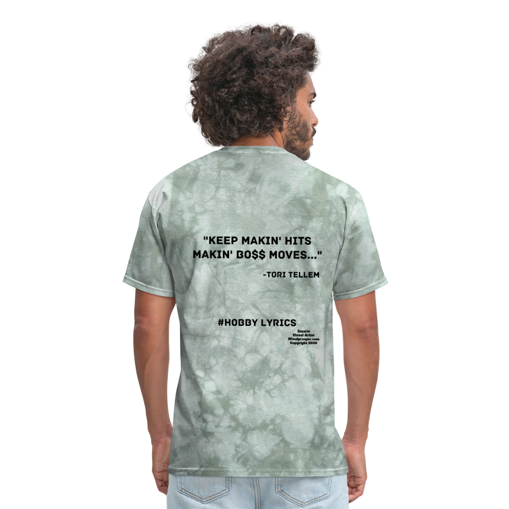 tori Tellem Hobby Unisex Classic T-Shirt - military green tie dye