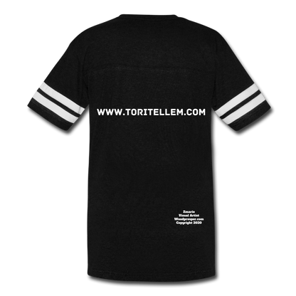 Tori Tellem Vintage Sport Unisex T-Shirt - black/white