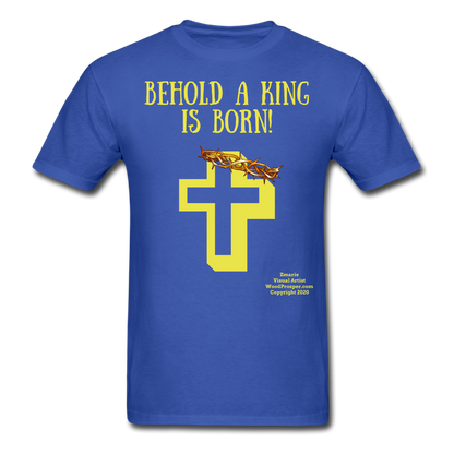 A King is Born Men's T-Shirt - royal blue