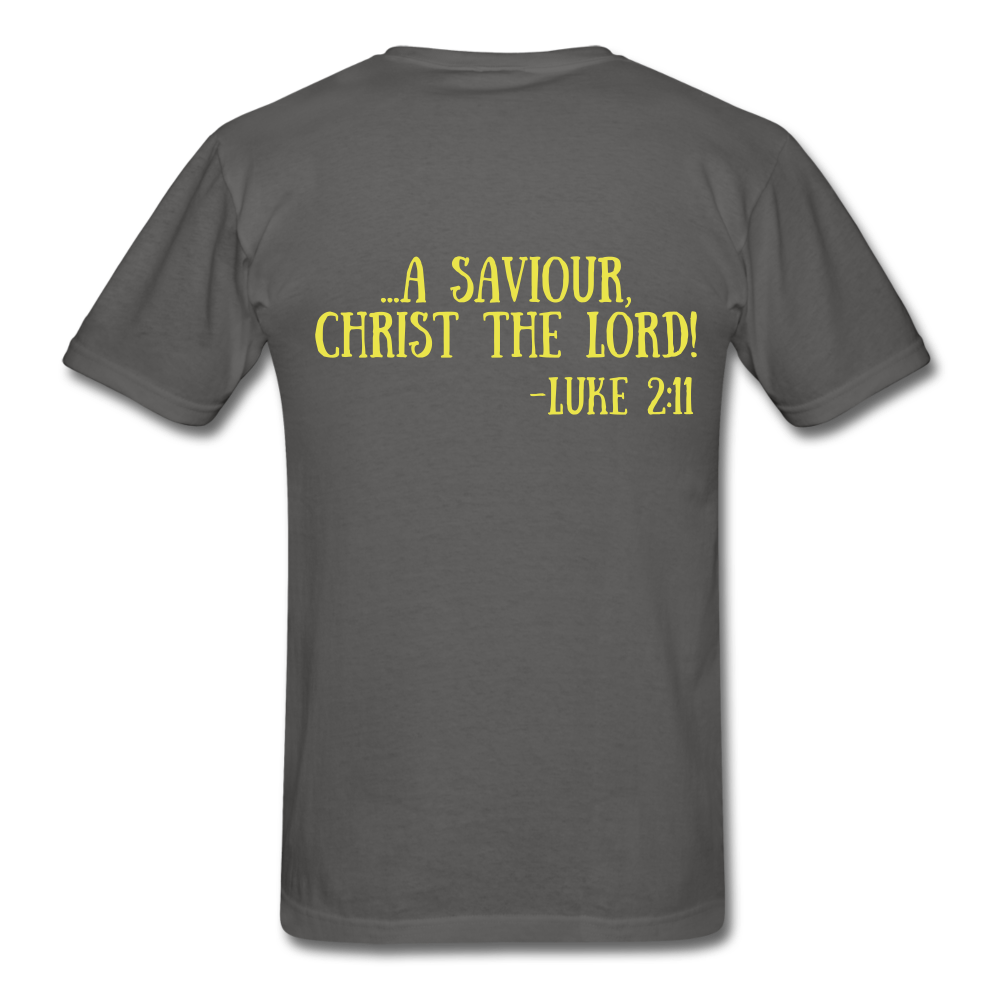 A King is Born Men's T-Shirt - charcoal