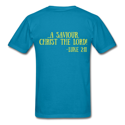 A King is Born Men's T-Shirt - turquoise