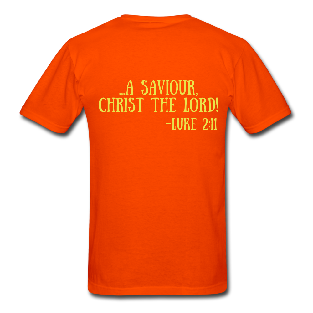 A King is Born Men's T-Shirt - orange