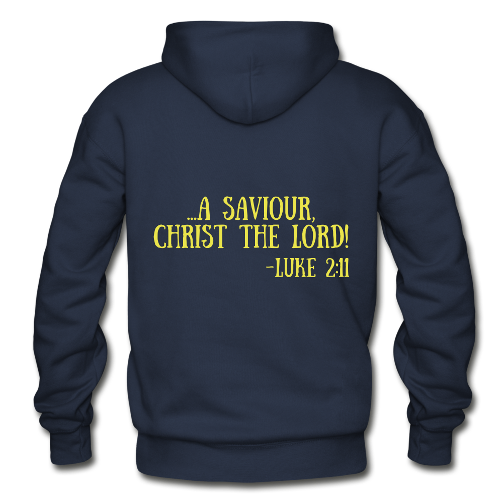A King Is Born Gildan Heavy Blend Adult Hoodie - navy