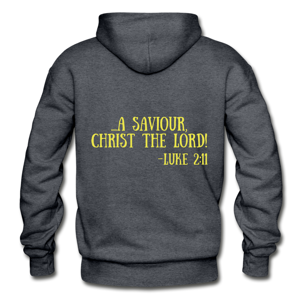 A King Is Born Gildan Heavy Blend Adult Hoodie - charcoal gray