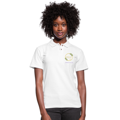 ABAM Women's Pique Polo Shirt - white