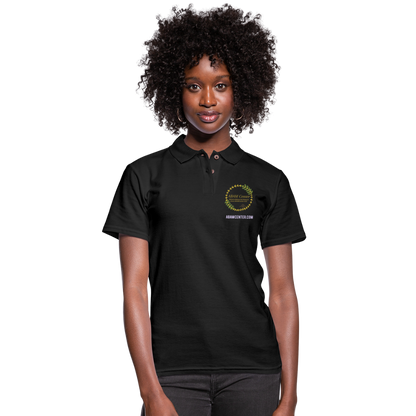 ABAM Women's Pique Polo Shirt - black