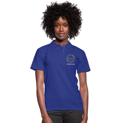 ABAM Women's Pique Polo Shirt - royal blue
