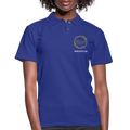 ABAM Women's Pique Polo Shirt - royal blue