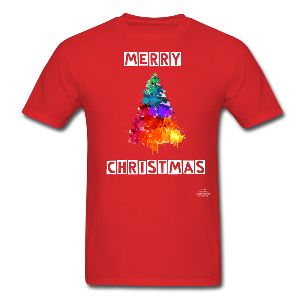 Merry Christmas Unisex Classic T-Shirt - red