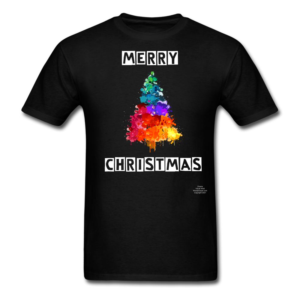 Merry Christmas Unisex Classic T-Shirt - black